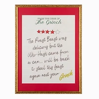 From the Desk of the Grinch Wall Plaque