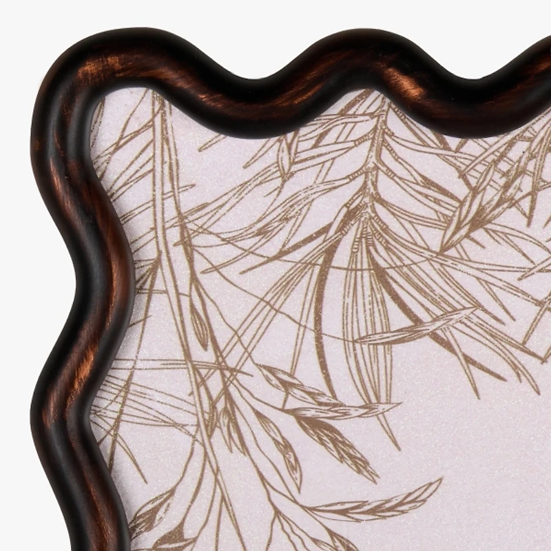 Let Us Adore Him Wavy Framed Wall Plaque