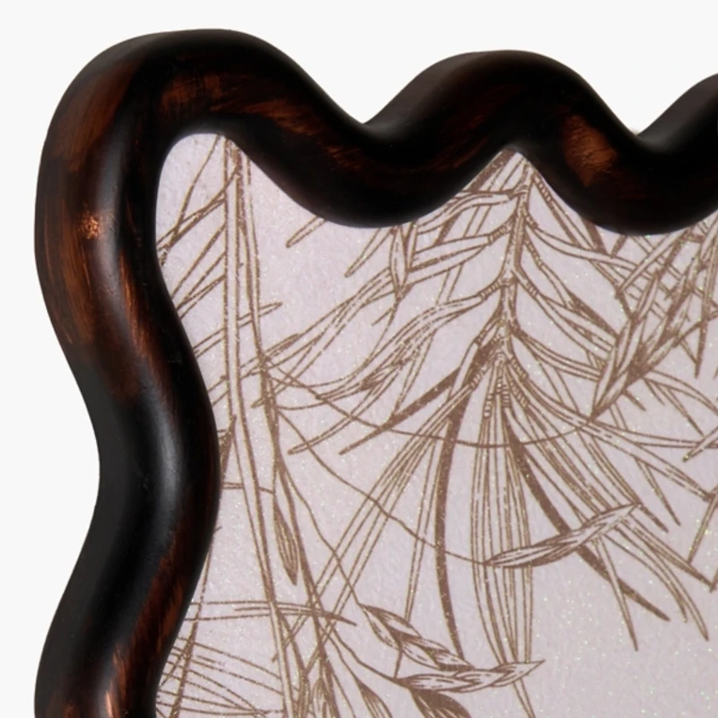 Let Us Adore Him Wavy Framed Wall Plaque