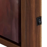 LED Twinkle Reindeer Framed Canvas Art Print