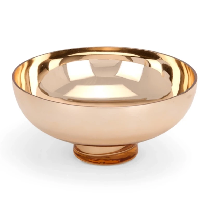 Gold Glass Decorative Bowl