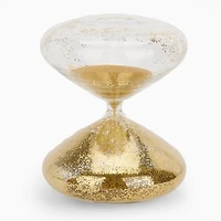Gold Glitter Hourglass