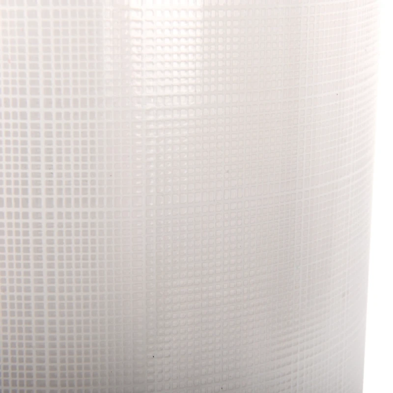 White Plaid Glass Hurricane, 7 in.