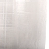 White Plaid Glass Hurricane, 10 in.