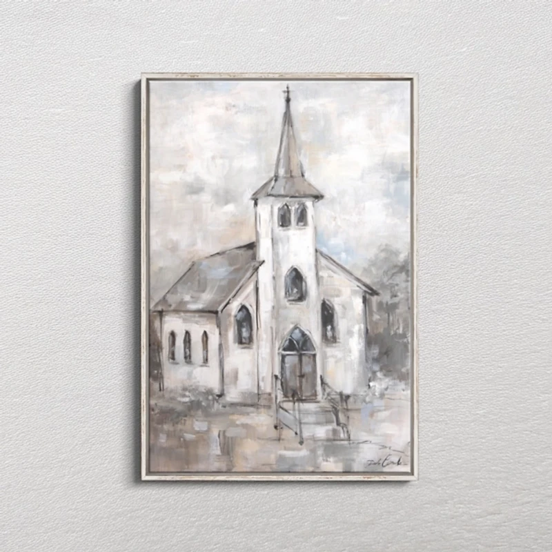 Light Within White Framed Canvas Art Print