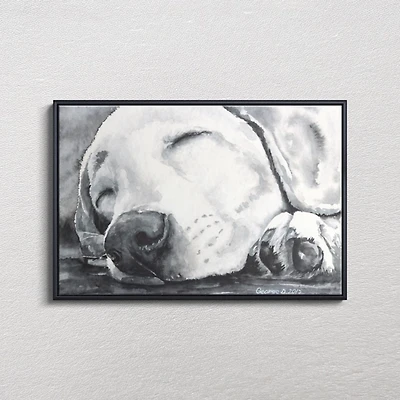 Happy Dreams Framed Canvas Art Print, 26x18