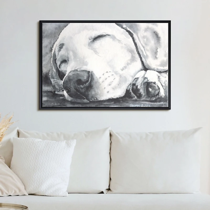 Happy Dreams Framed Canvas Art Print, 40x26