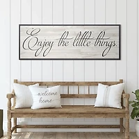 Enjoy the Little Things Wall Plaque, 36 in.