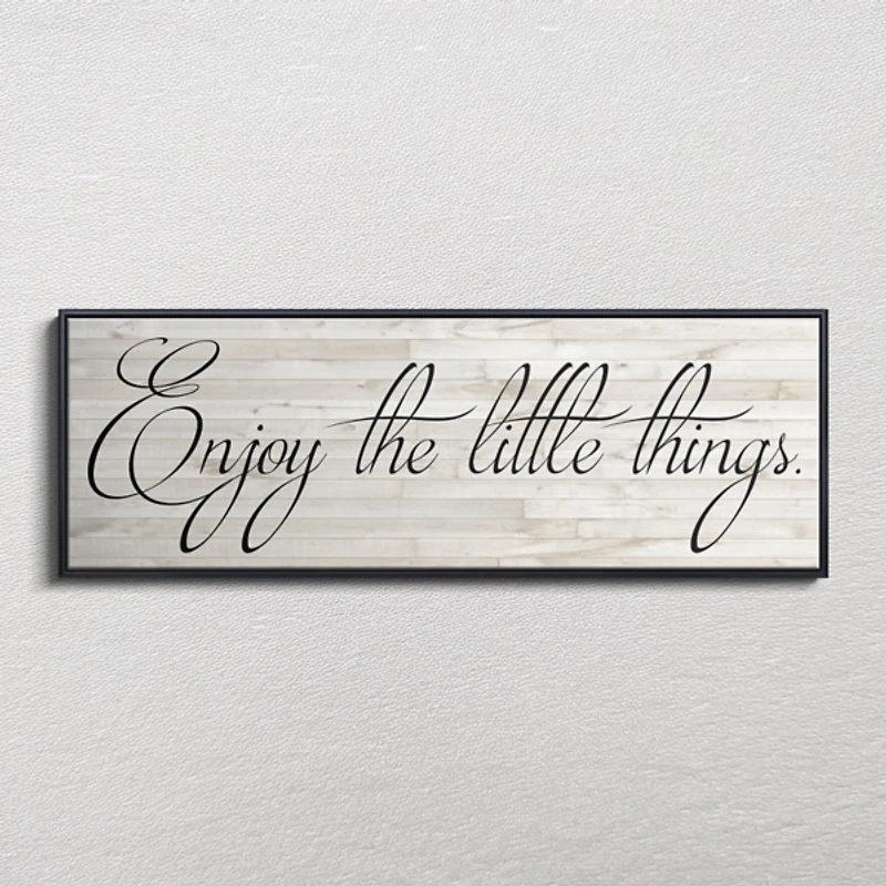 Enjoy the Little Things Wall Plaque, 36 in.