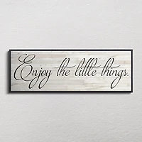 Enjoy the Little Things Wall Plaque, 36 in.