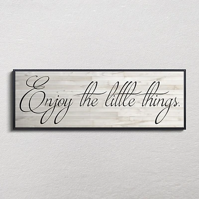 Enjoy the Little Things Wall Plaque, 48 in.