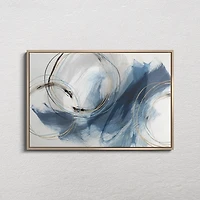 Detour Champagne Framed Canvas Art Print