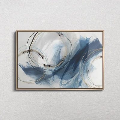 Detour Champagne Framed Canvas Art Print, 26x40