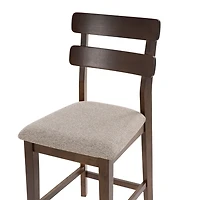 Brown Wood Drury Counter Stools, Set of 2