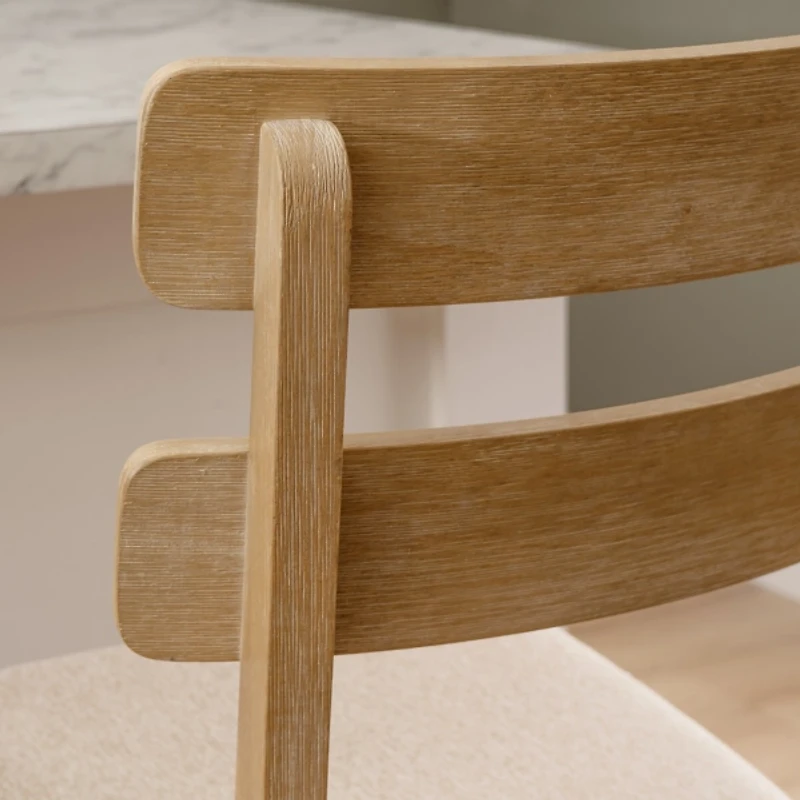 Natural Wood Drury Counter Stools, Set of 2