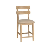 Natural Wood Drury Counter Stools, Set of 2