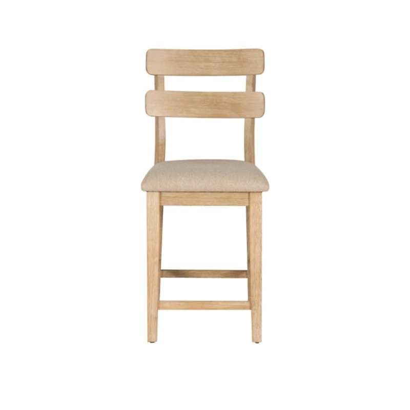 Natural Wood Drury Counter Stools, Set of 2