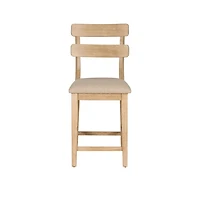 Natural Wood Drury Counter Stools, Set of 2