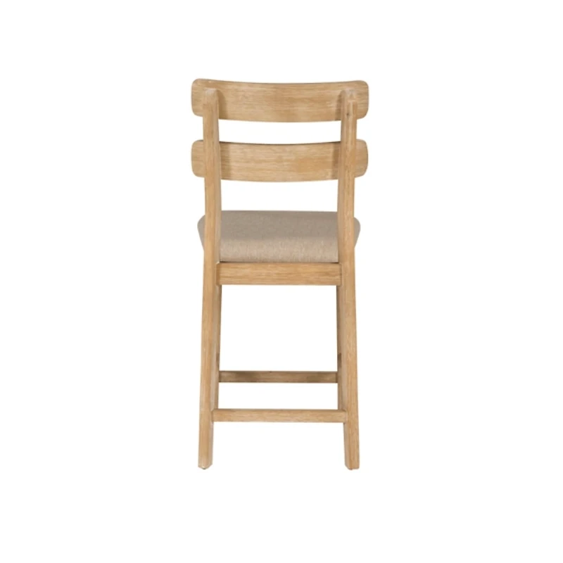 Natural Wood Drury Counter Stools, Set of 2