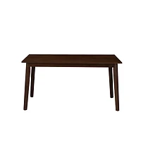 Brown Wood Drury Dining Table