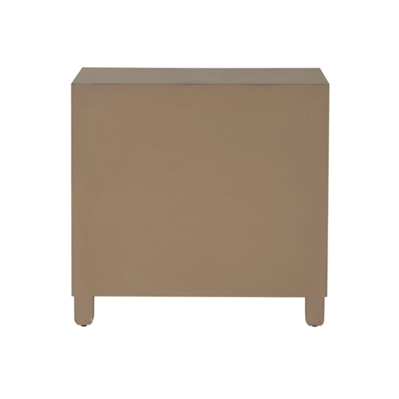 Whitewash Wood 2-Door Starfish Cabinet