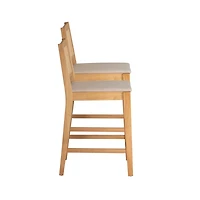 Natural Cane Bauer Counter Stools, Set of 2