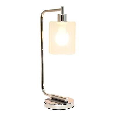 Chrome Iron Industrial Bronson Table Lamp