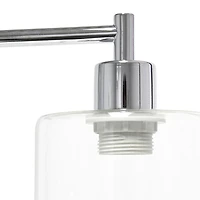 Chrome Iron Industrial Bronson Table Lamp