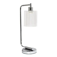Chrome Iron Industrial Bronson Table Lamp