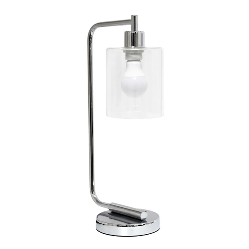 Chrome Iron Industrial Bronson Table Lamp