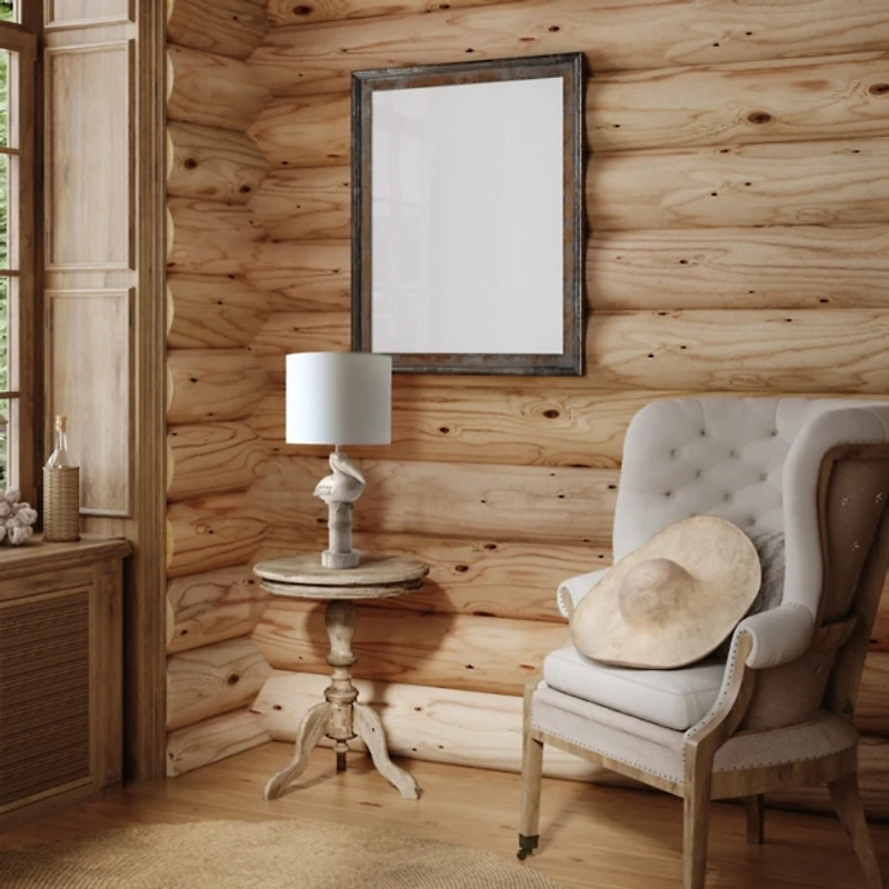 Beige Sitting Pelican Table Lamp