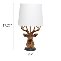 Copper Woodland Deer Table Lamp