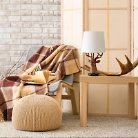 Copper Woodland Deer Table Lamp