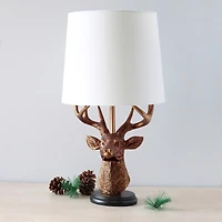 Copper Woodland Deer Table Lamp