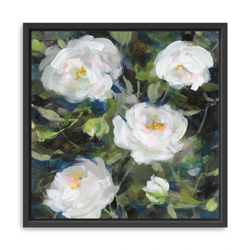 Roses for Camille Framed Canvas Art Print