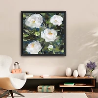Roses for Camille Framed Canvas Art Print