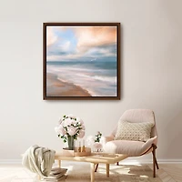 Sea Flight Framed Canvas Art Print, 30x30