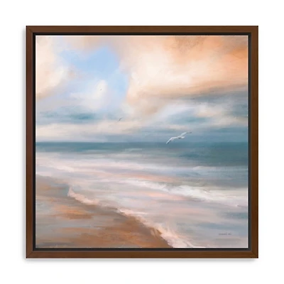 Sea Flight Framed Canvas Art Print, 40x40