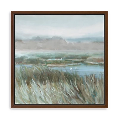 Grassy Sanctuary Framed Canvas Art Print