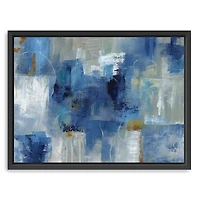 Blue Morning Framed Canvas Art Print