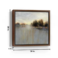 Rainy Sunset II Framed Canvas Art Print, 30x30