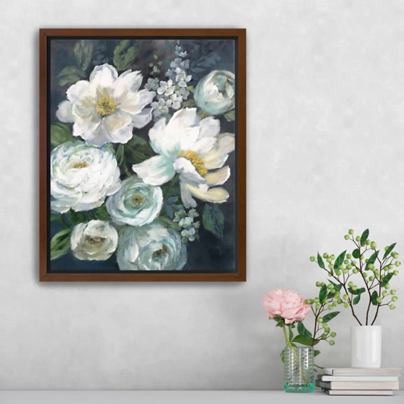 Nocturnal Radiance I Framed Canvas Art Print