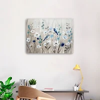 Bluebirds in Spring Canvas Art Print