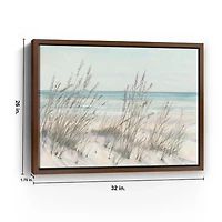 Beach Grass Framed Canvas Art Print
