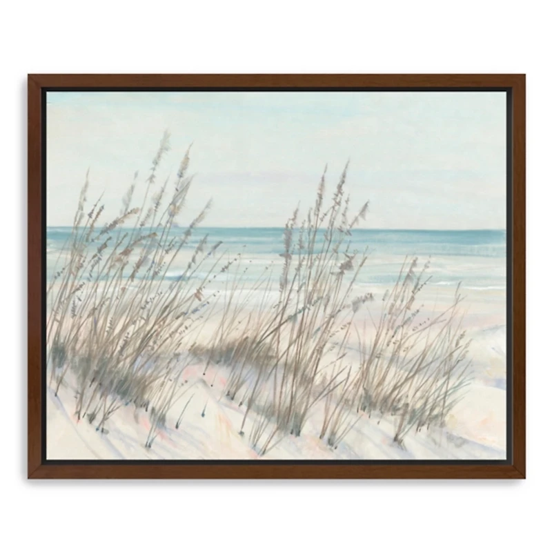 Beach Grass Framed Canvas Art Print