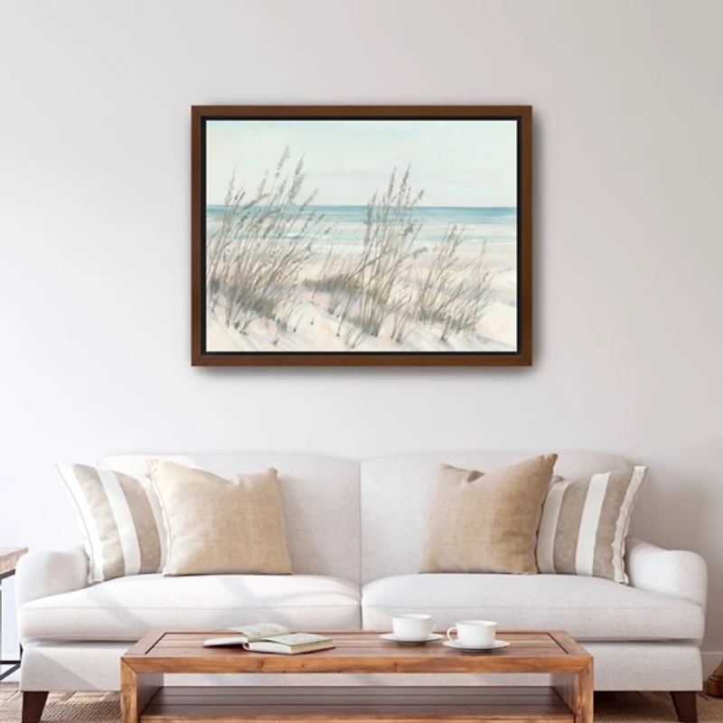 Beach Grass Framed Canvas Art Print, 32x42