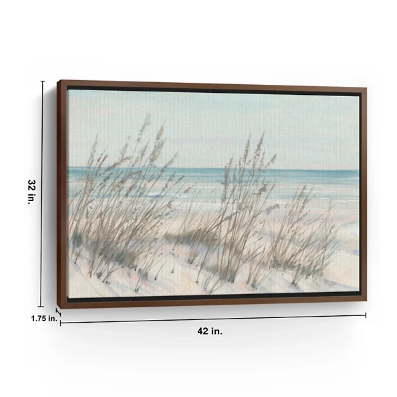Beach Grass Framed Canvas Art Print, 32x42