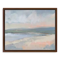 Coastal Study Framed Canvas Art Print