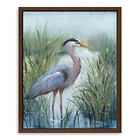 Marsh Heron I Framed Canvas Art Print, 26x32