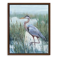Marsh Heron II Framed Canvas Art Print, 18x22